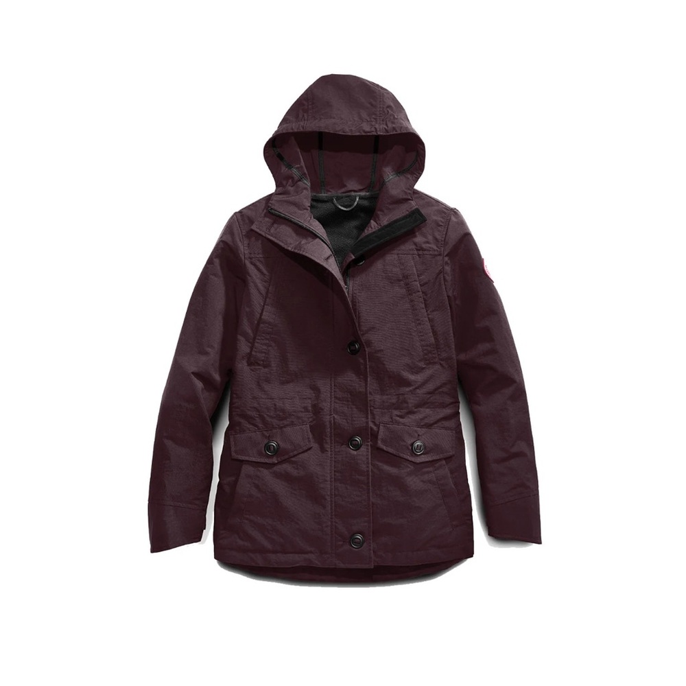 Canada Goose Burgundy Hooded Jacket
